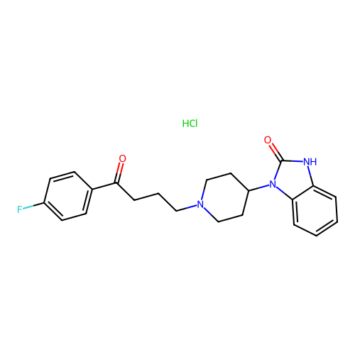 Benperidol hydrochloride structure