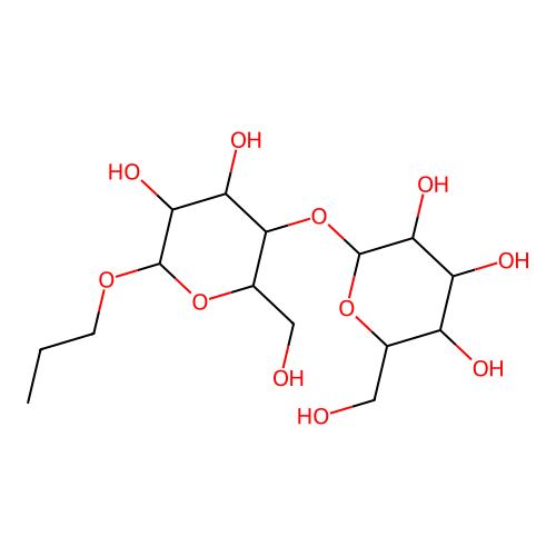 n-Propyl beta-lactoside structure
