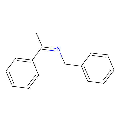 N-benzyl-1-phenylethanimine structure