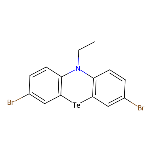 10H-Phenotellurazine, 3,7-dibromo-10-ethyl- structure