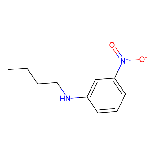 N-butyl-3-nitroaniline structure