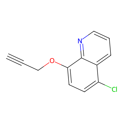 5-Chloro-8-prop-2-ynoxyquinoline structure