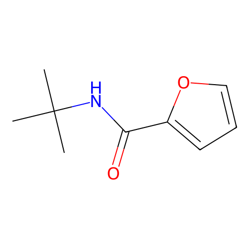 N-tert-butylfuran-2-carboxamide structure