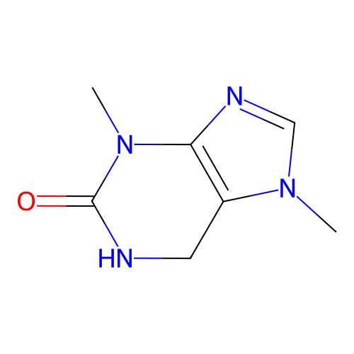 3,7-dimethyl-1,3,6,7-tetrahydro-2H-purin-2-one structure