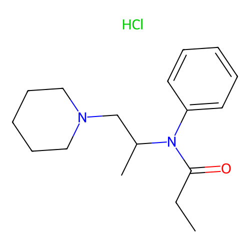 Phenampromide hydrochloride structure
