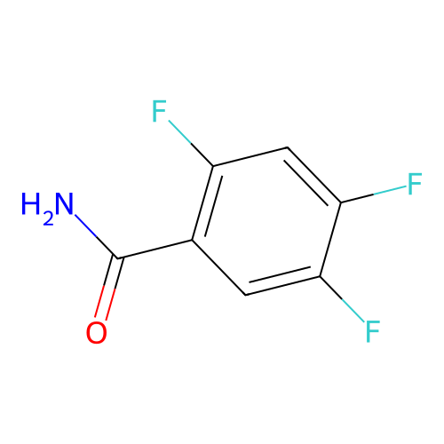 2,4,5-Trifluorobenzamide structure