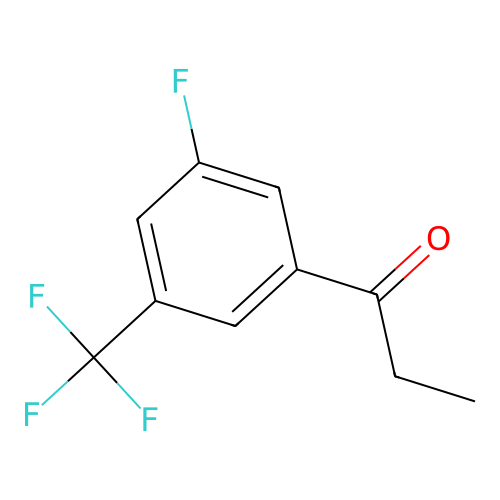 3'-Fluoro-5'-(trifluoromethyl)propiophenone structure