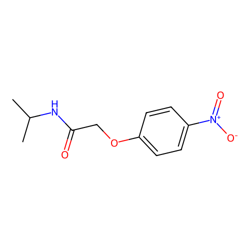 N-Isopropyl-2-(4-nitrophenoxy)acetamide structure