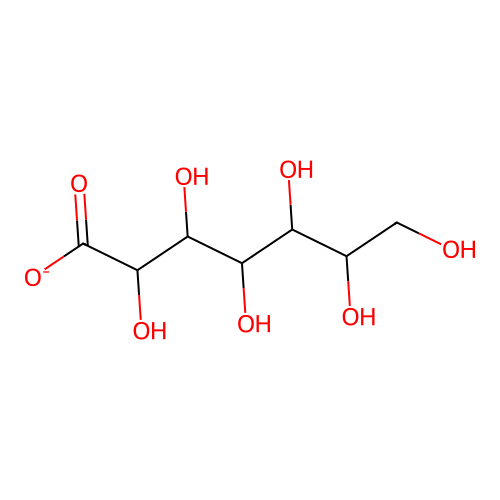 Glucoheptonate structure