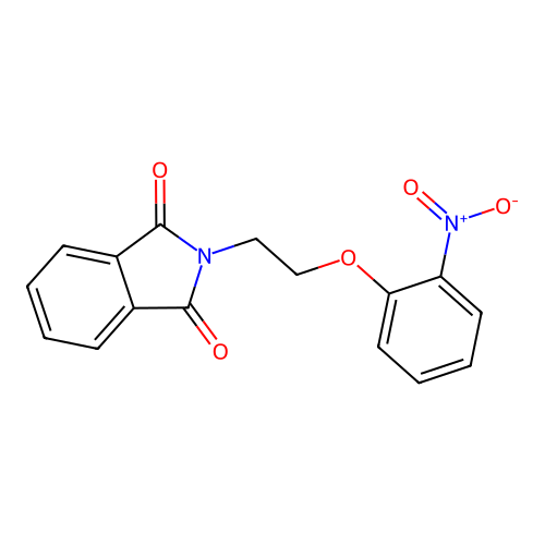 N-[2-(2-Nitrophenoxy)ethyl]phthalimide structure