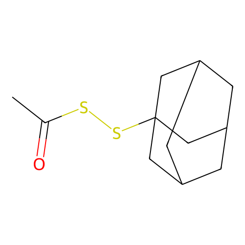 SS-Tricyclo[3.3.1.13,7]dec-1-yl ethane(dithioperoxoate) structure