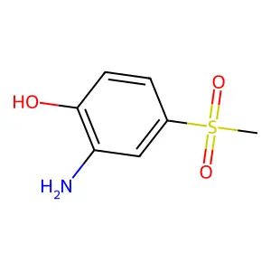 Phenol, 2-amino-4-(methylsulfonyl)- structure