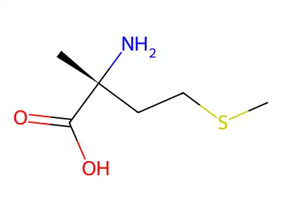 alpha-Methylmethionine structure