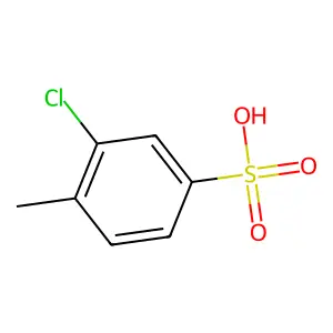 2-Chlorotoluene-4-sulphonic acid structure