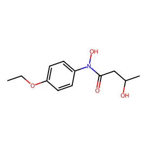 N-(4-乙氧基苯基)-N,3-二羟基丁酰胺 structure