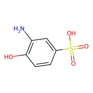 3-Amino-4-hydroxybenzenesulfonic acid structure