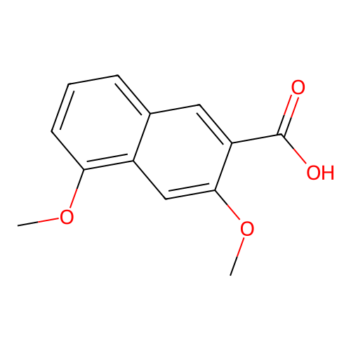 3,5-Dimethoxy-2-naphthoic acid structure