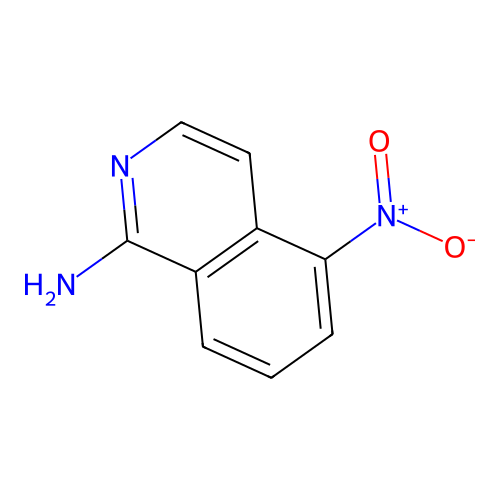 5-硝基-1-异喹啉胺 structure
