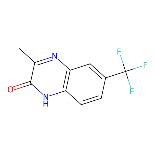 3-Methyl-6-(trifluoromethyl)quinoxalin-2-ol structure