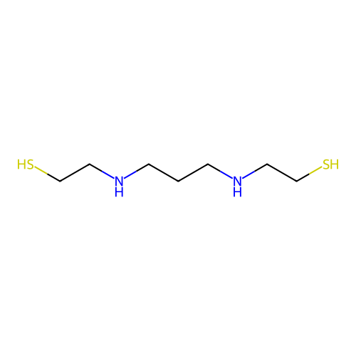 2-[3-(2-Sulfanylethylamino)propylamino]ethanethiol structure