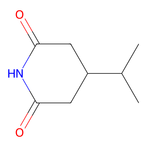 4-(Propan-2-yl)piperidine-2,6-dione structure