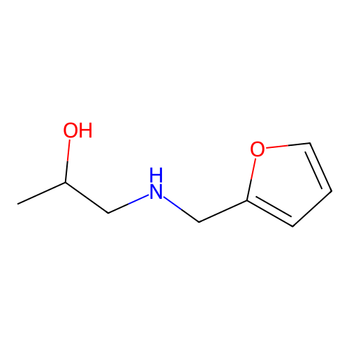 1-[(Furan-2-ylmethyl)amino]propan-2-ol structure