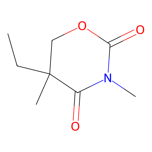 5-Ethyl-3,5-dimethyl-1,3-oxazinane-2,4-dione structure