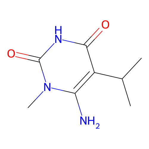6-amino-5-isopropyl-1-methylpyrimidine-2,4(1H,3H)-dione structure