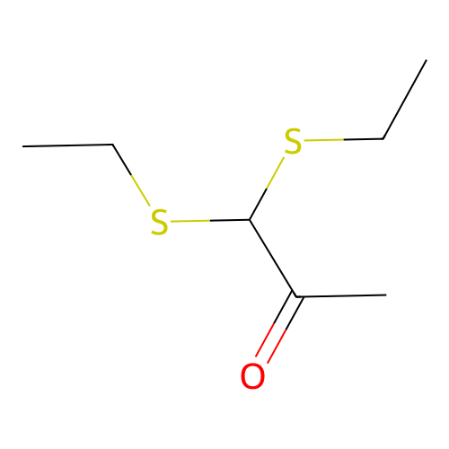 1,1-Bis(ethylsulfanyl)propan-2-one structure