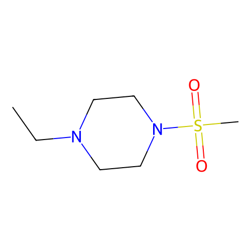 1-Ethyl-4-(methylsulfonyl)piperazine structure