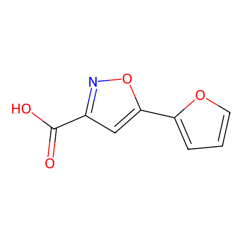 5-(2-Furyl)isoxazole-3-carboxylic acid structure