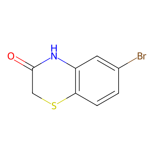 2H-1,4-Benzothiazin-3(4H)-one, 6-bromo- structure