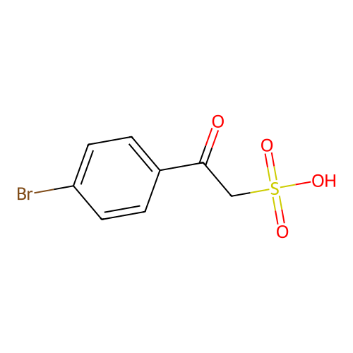 4-溴-I(2)-氧代苯乙磺酸 structure