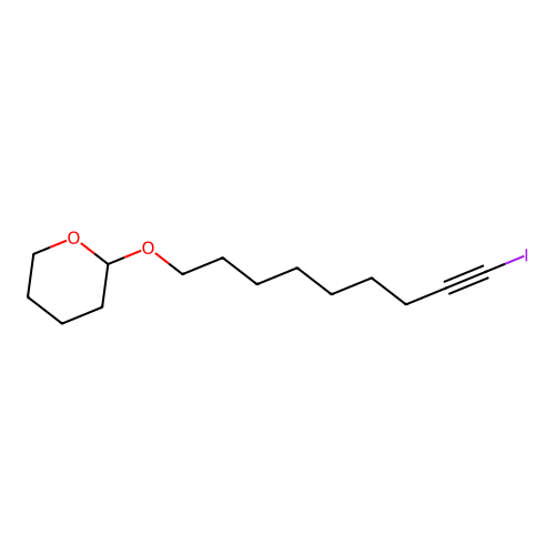 2H-Pyran, tetrahydro-2-[(9-iodo-8-nonynyl)oxy]- structure