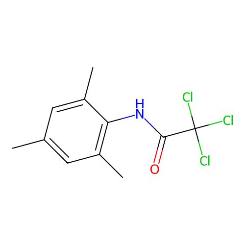 2,2,2-trichloro-N-mesitylacetamide structure
