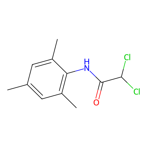 2,2-dichloro-N-(2,4,6-trimethylphenyl)acetamide structure