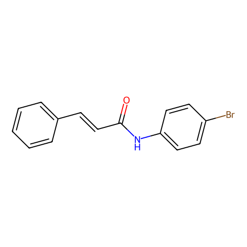 2-Propenamide, N-(4-bromophenyl)-3-phenyl-, (E)- structure