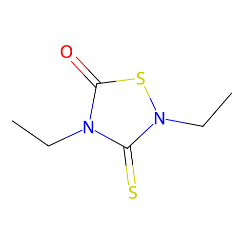 2,4-Diethyl-3-sulfanylidene-1,2,4-thiadiazolidin-5-one structure
