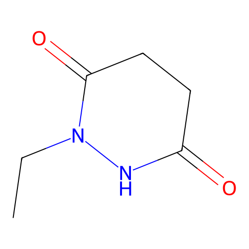 1-Ethyltetrahydro-3,6-pyridazinedione structure