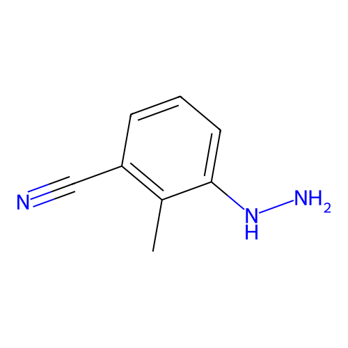 3-Hydrazinyl-2-methylbenzonitrile structure