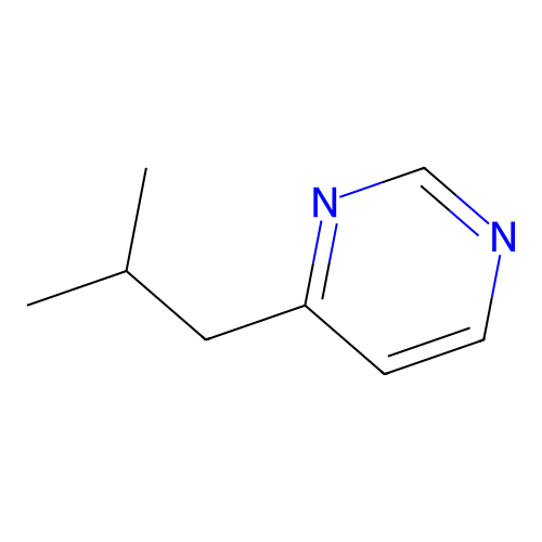 4-Isobutylpyrimidine structure
