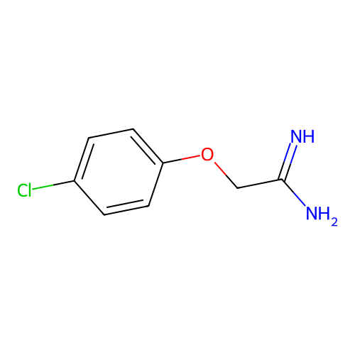 2-(4-Chlorophenoxy)ethanimidamide structure