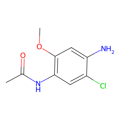 N-(4-氨基-5-氯-2-甲氧基苯基)乙酰胺 structure