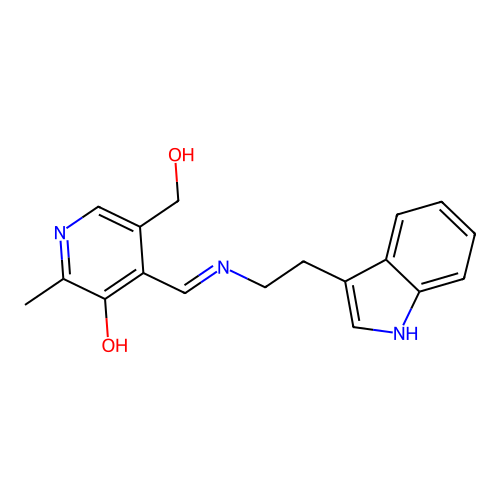 吡哆亚基色胺 structure