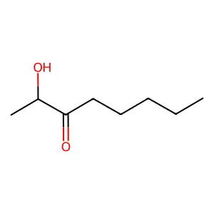 (2R)-2-hydroxyoctan-3-one structure