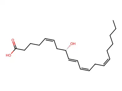 8-羟基二十碳-5,9,11,14-四烯酸 structure