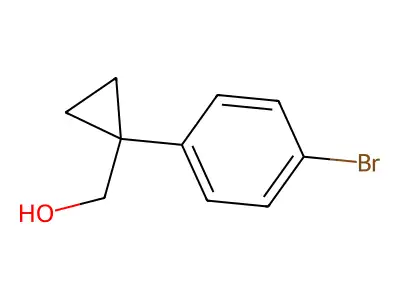 (4-Bromophenyl)(cyclopropyl)methanol structure