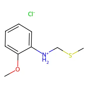 N-((Methylthio)methyl)-o-anisidine hydrochloride structure