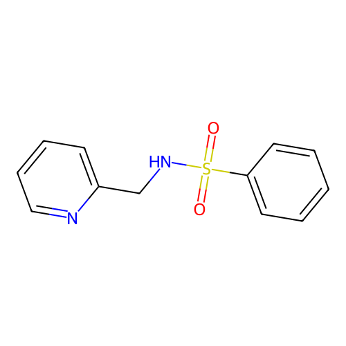 N-(pyridin-2-ylmethyl)benzenesulfonamide structure