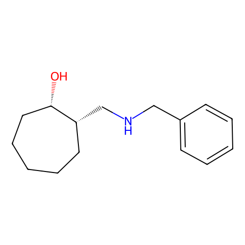 (1S,2S)-2-{[benzylamino]methyl}cycloheptan-1-ol structure